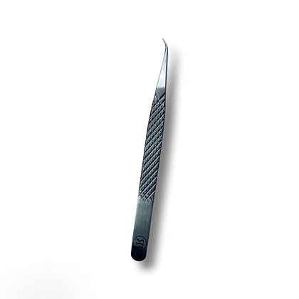 RB Diamond Grip Slight Curve Tweezer