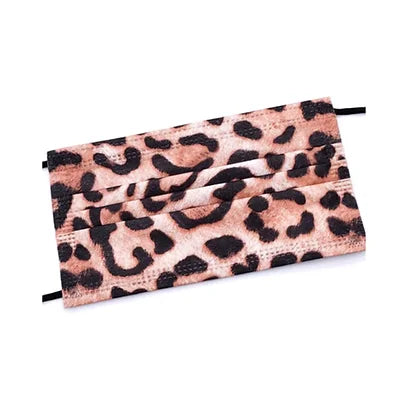 RB Leopard Print Face Mask - Disposable